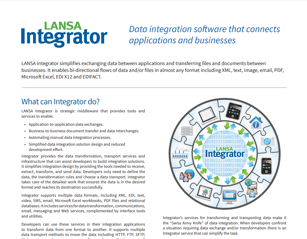 integrator2 Powerful Data Extract, Transform, Load Solutions To Turbocharge Your Business