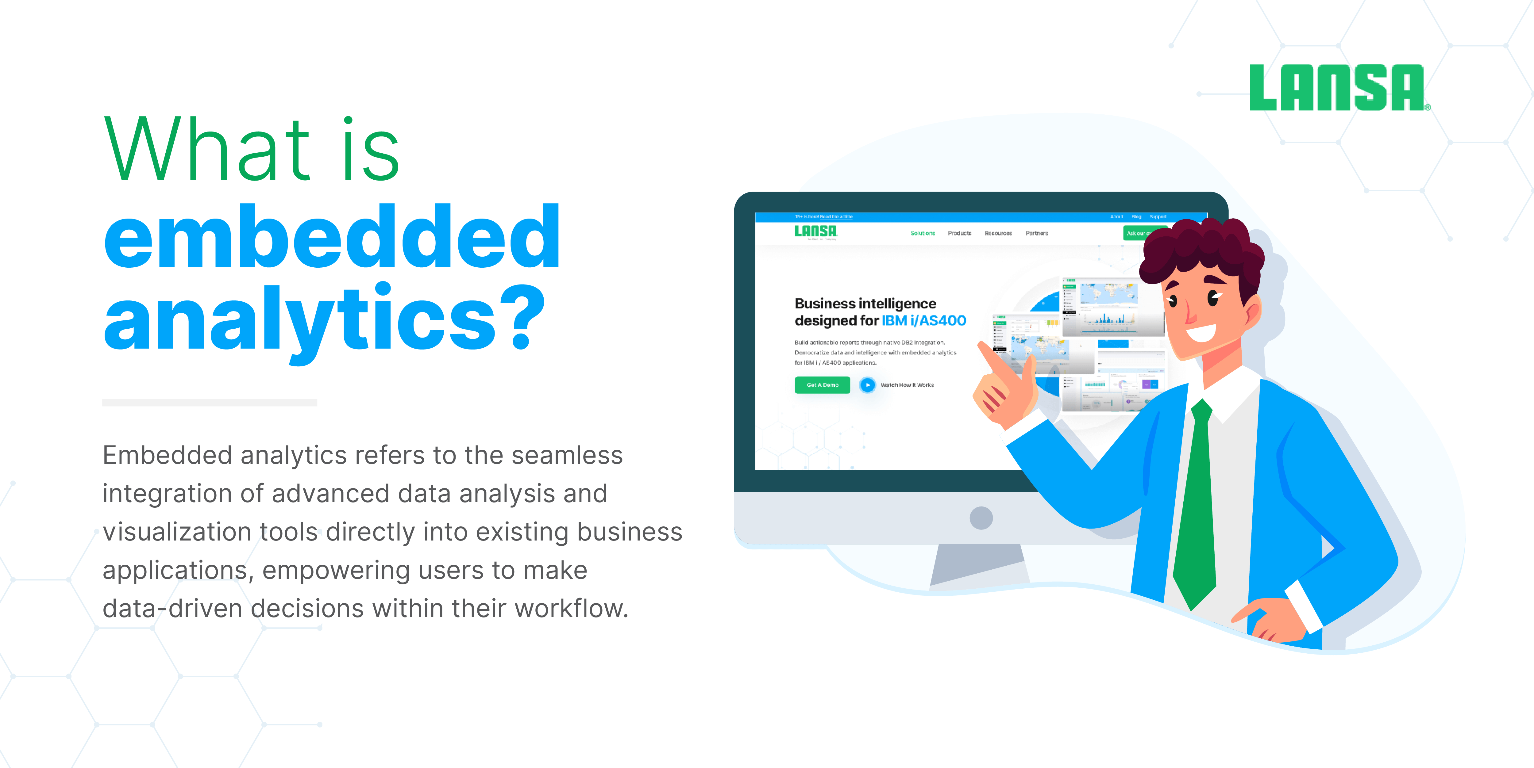 What is embedded analytics?